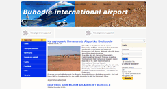 Desktop Screenshot of airportbuhodle.com